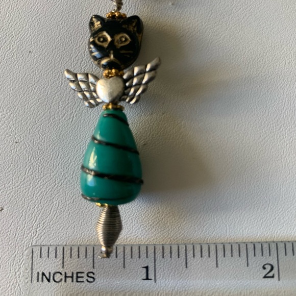 Necklace angel cat flying kitty - Picture 5 of 5